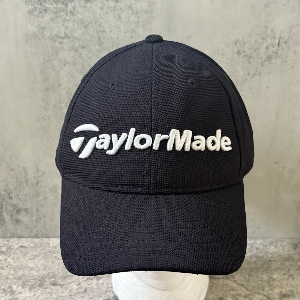 Taylor Made Golf Hat Black Adjustable Baseball Cap One Size Unisex